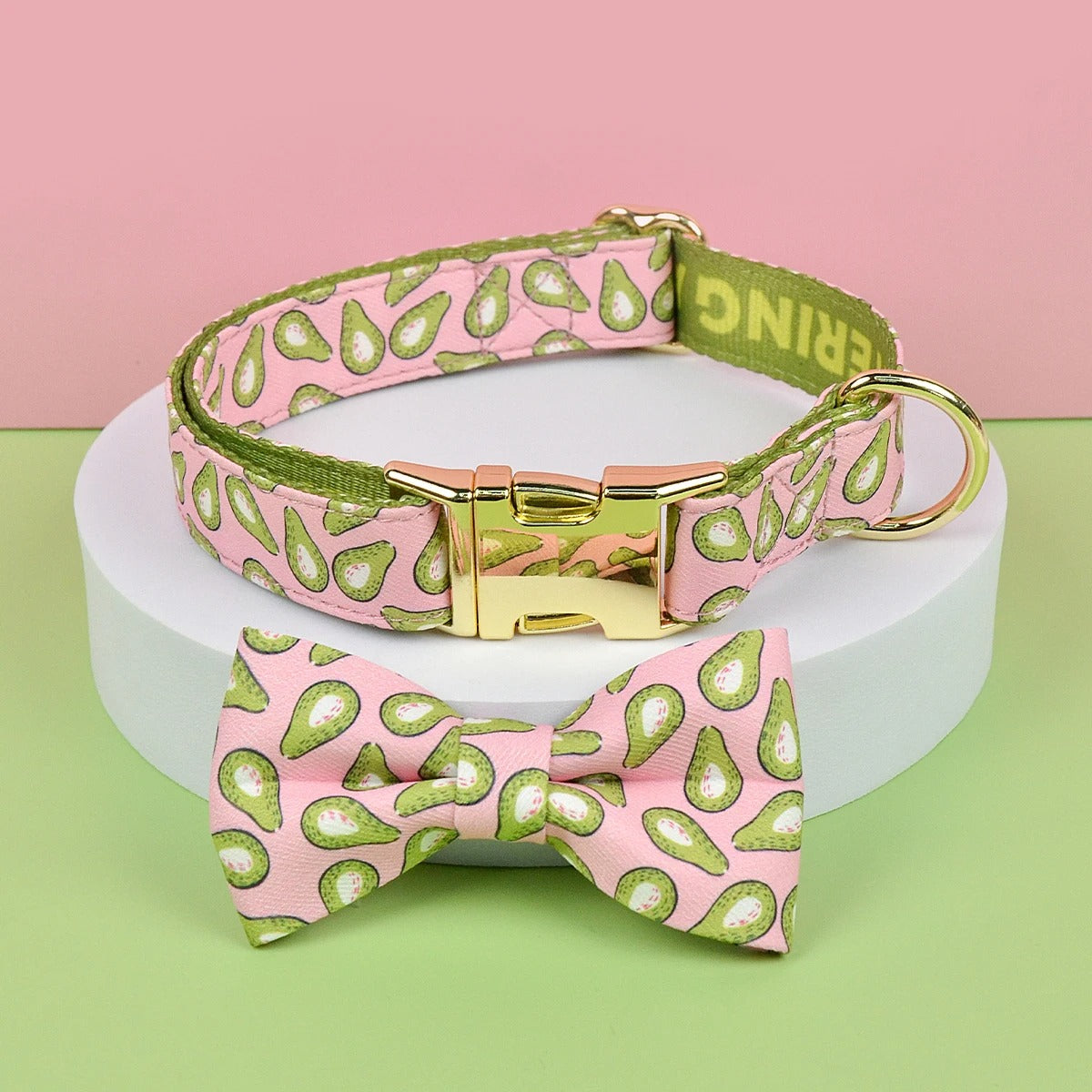 Adjustable Dog Collar with Bow Tie